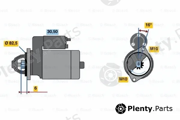 Bosch 0986014201 — Starter