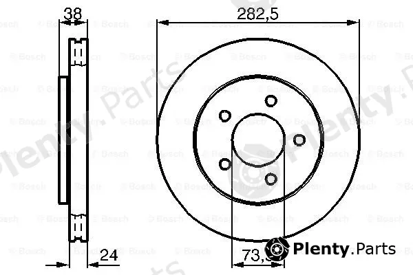 Bosch 0986478983 — Brake Disc