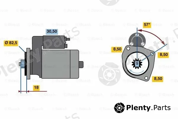 Bosch 0001312108 — Starter