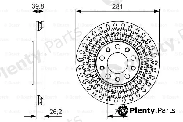 Bosch 0986479C42 — Brake Disc