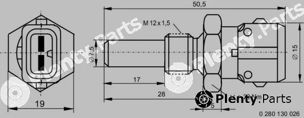 Bosch 0280130026 — Sensor, coolant temperature