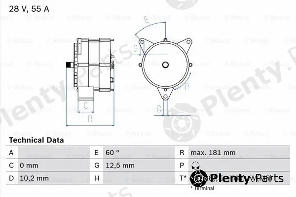 Bosch 0986037410 — Alternator