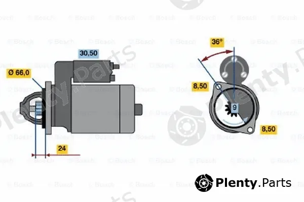Bosch 0986011671 — Starter