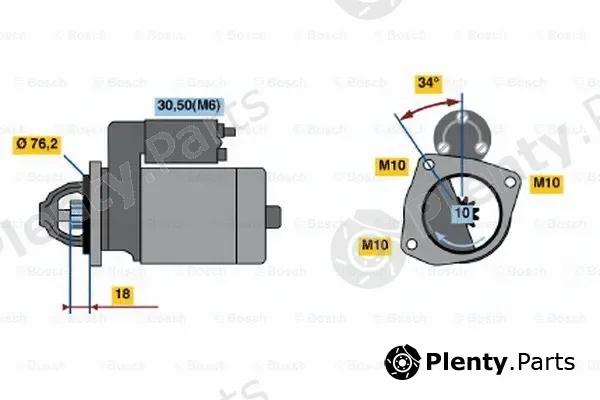 Bosch 0001107418 — Starter
