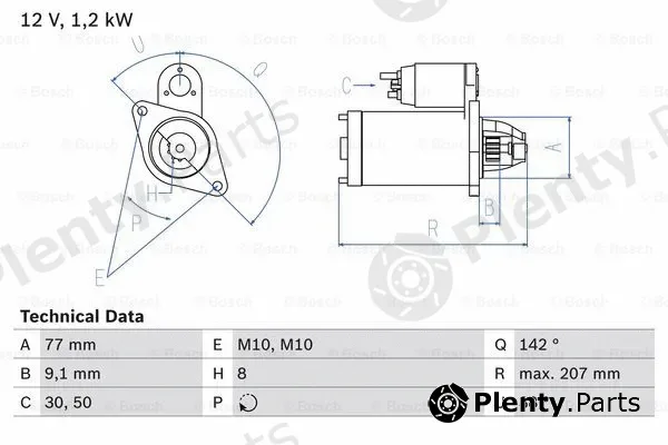Bosch 0986024150 — Starter