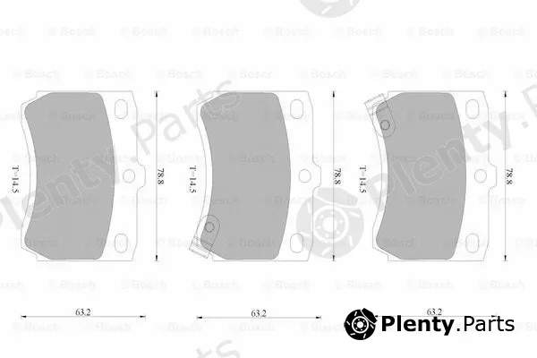 Bosch 0986AB9009 — Brake Pad Set, disc brake