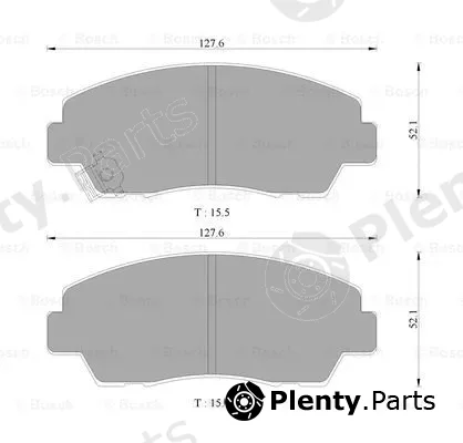 Bosch 0986AB9158 — Brake Pad Set, disc brake