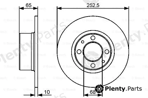 Bosch 0986479435 — Brake Disc