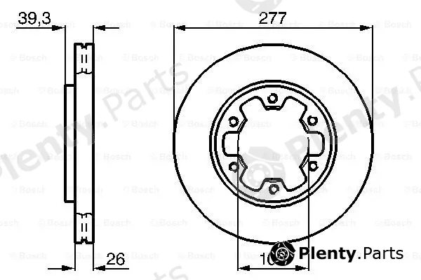 Bosch 0986478532 — Brake Disc