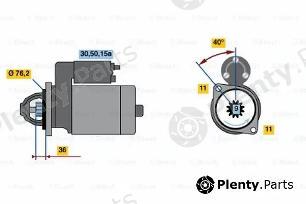 Bosch 0001112003 — Starter