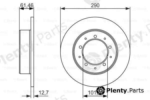 Bosch 0986479631 — Brake Disc