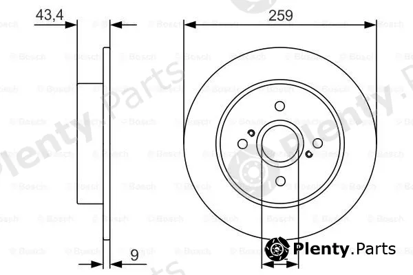 Bosch 0986479V07 — Brake Disc