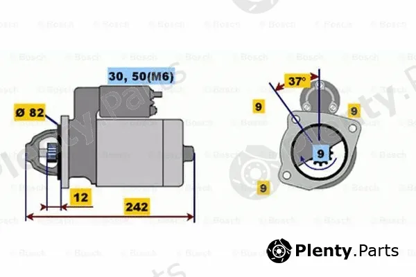 Bosch 0001109048 — Starter