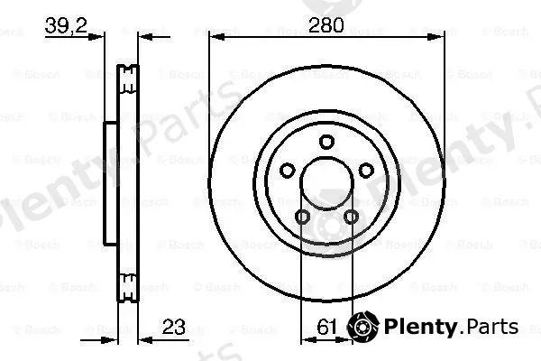 Bosch 0986479029 — Brake Disc