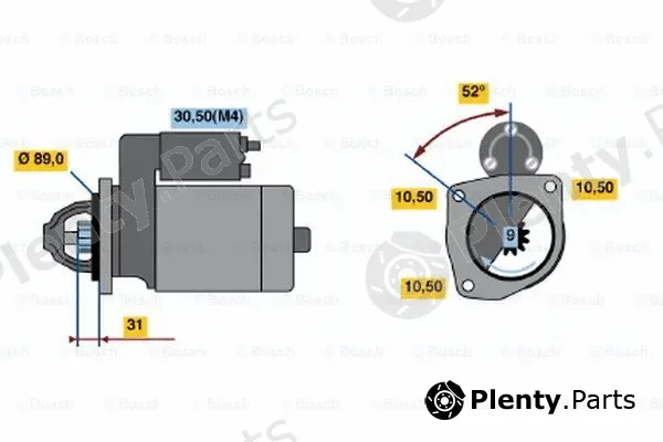 Bosch 0001362313 — Starter