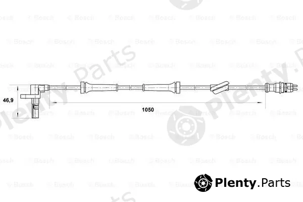 Bosch 0265007033 — Sensor, wheel speed