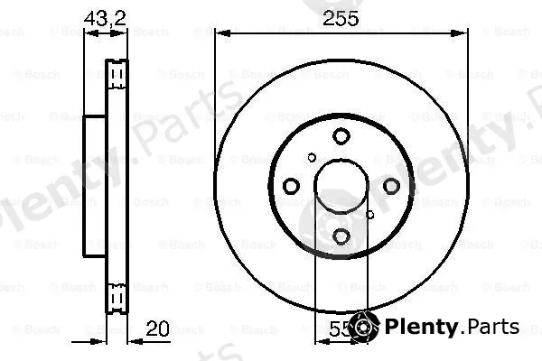 Bosch 0986479012 — Brake Disc