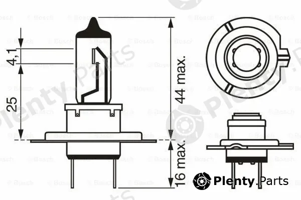 Bosch 1987301057 — Bulb, spotlight Longlife Daytime BL