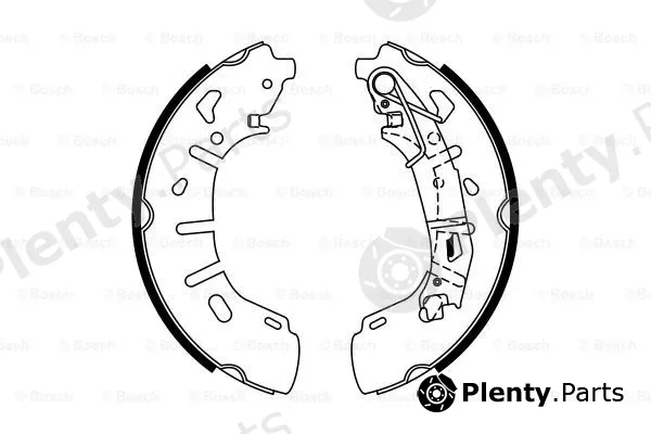 Bosch 0986487773 — Brake Shoe Set