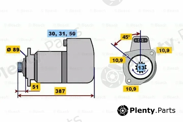 Bosch 0001416064 — Starter