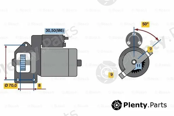 Bosch 0001109069 — Starter