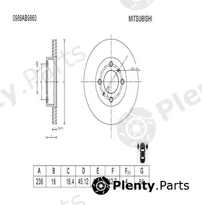 Bosch 0986AB9860 — Brake Disc