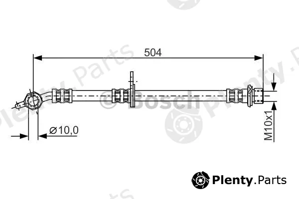 Bosch 1987481306 — Brake Hose