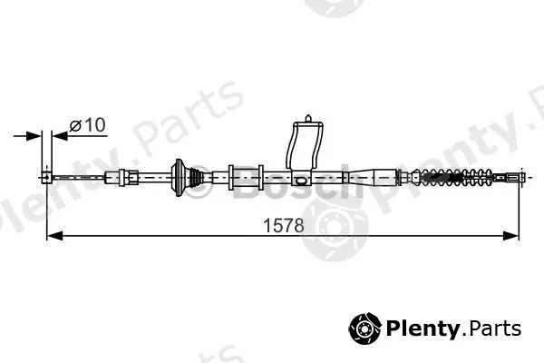 Bosch 1987482173 — Cable Pull, parking brake