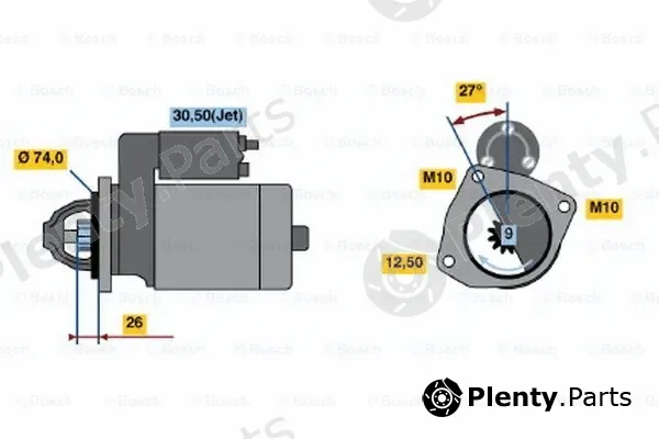 Bosch 0001108228 — Starter