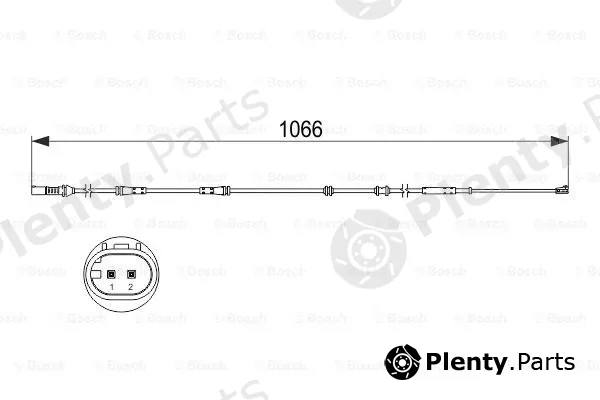 Bosch 1987473501 — Warning Contact, brake pad wear