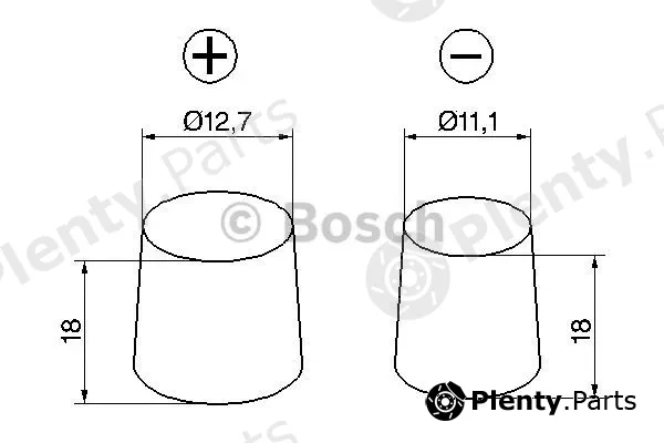 Bosch 0092S40300 — Starter Battery S4