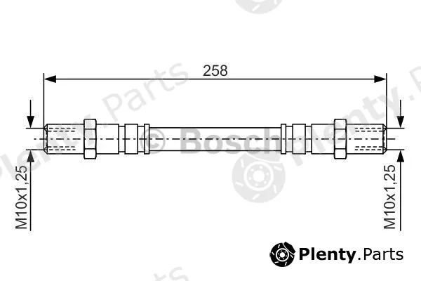 Bosch 1987476192 — Brake Hose