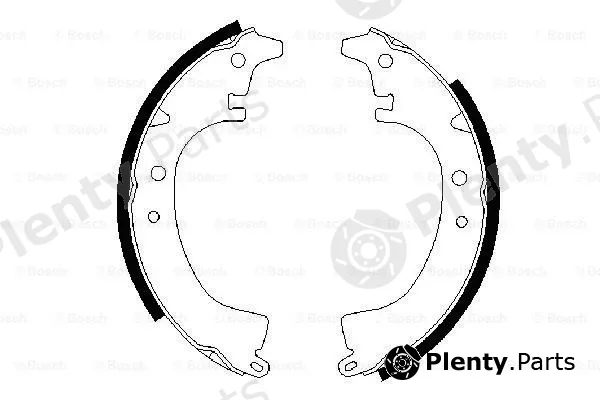 Bosch 0986487294 — Brake Shoe Set