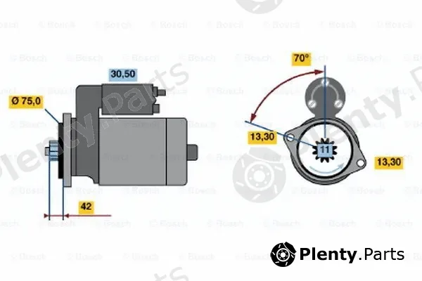 Bosch 0986020031 — Starter