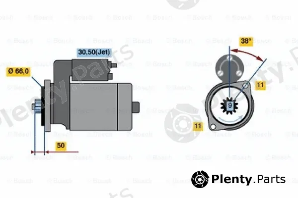Bosch 0001124022 — Starter