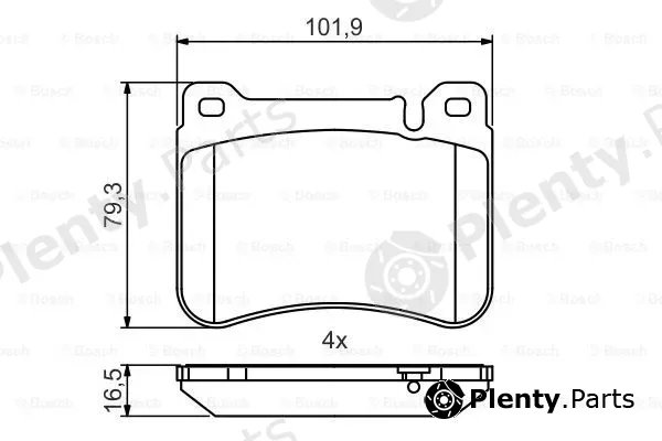 Bosch 0986495471 — Brake Pad Set, disc brake