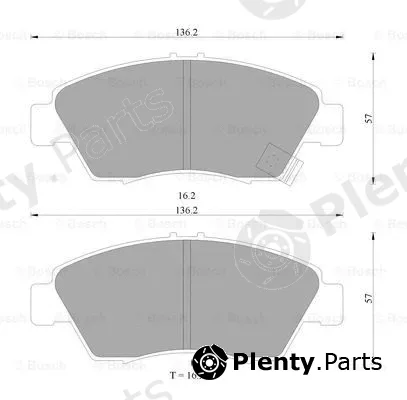 Bosch 0986505948 — Brake Pad Set, disc brake