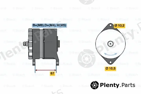Bosch 0120468065 — Alternator