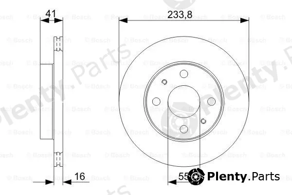Bosch 0986479352 — Brake Disc