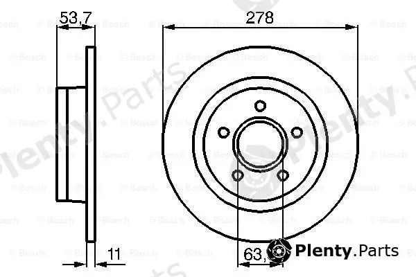 Bosch 0986479070 — Brake Disc