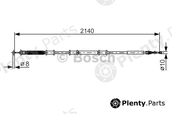 Bosch 1987482288 — Cable Pull, parking brake