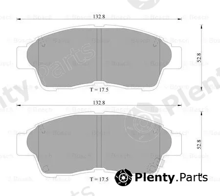 Bosch 0986505962 — Brake Pad Set, disc brake