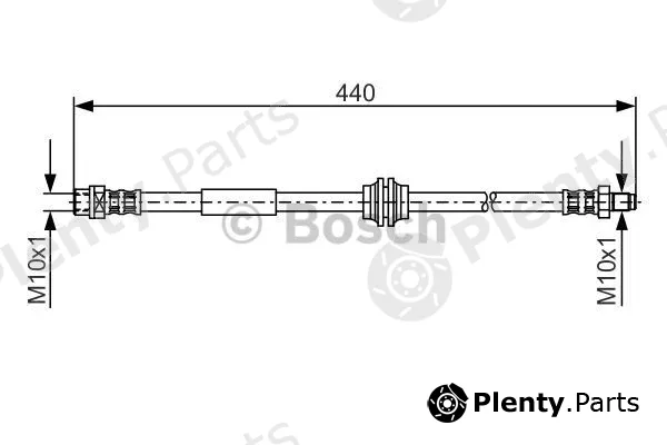 Bosch 1987476808 — Brake Hose
