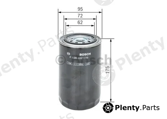 Bosch F026402030 — Fuel Filter