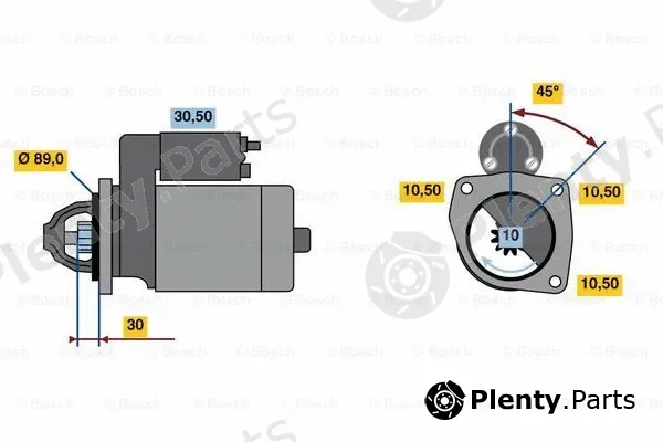 Bosch 0001263020 — Starter