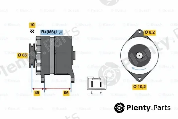 Bosch 0986037281 — Alternator