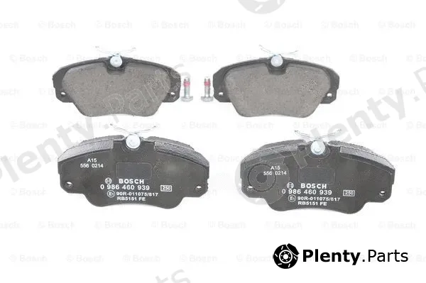Bosch 0986460939 — Brake Pad Set, disc brake