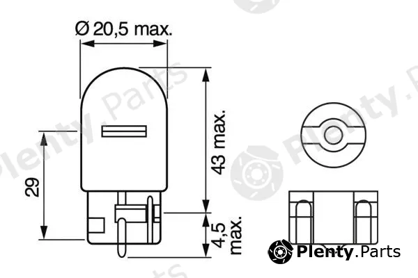 Bosch 1987301096 — Bulb, direction indicator Pure Light BL