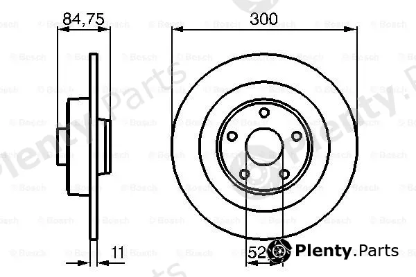 Bosch 0986479083 — Brake Disc