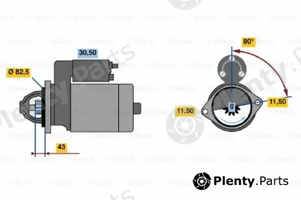 Bosch 0986014331 — Starter